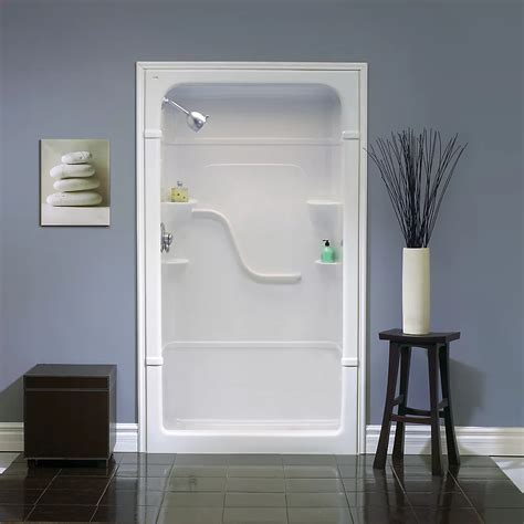 acrylic shower stalls one piece